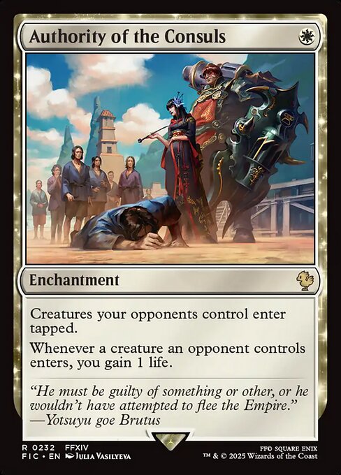 Authority of the Consuls (Foil)