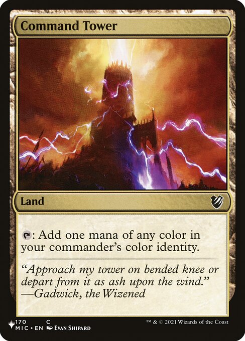 {T}: Add one mana of any color in your commander's color identity.