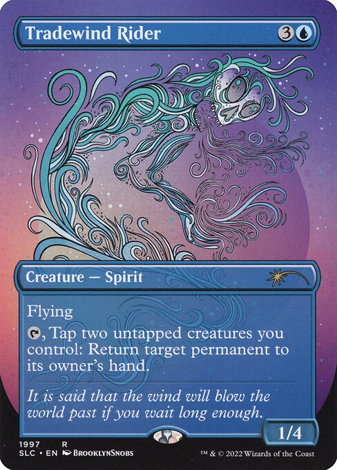 Flying
{T}, Tap two untapped creatures you control: Return target permanent to its owner's hand.