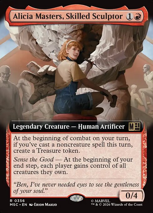 Alicia Masters, Skilled Sculptor (Foil)