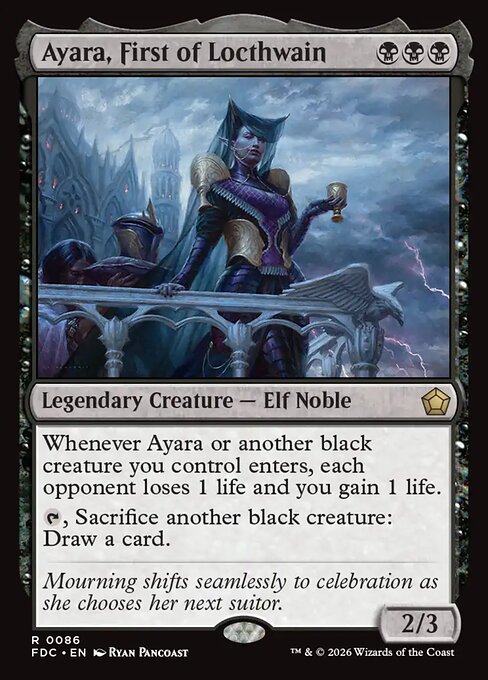 Ayara, First of Locthwain (Foil)