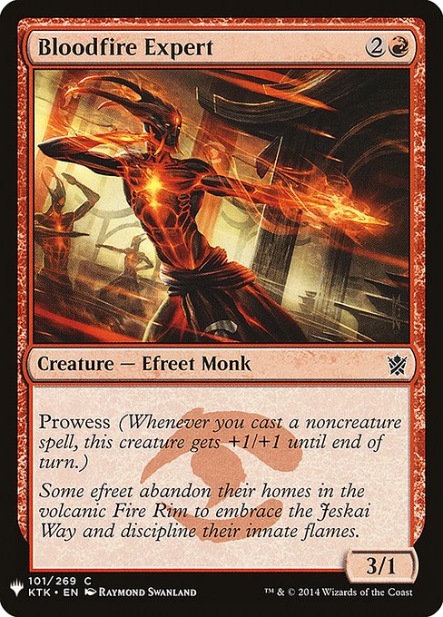 Prowess (Whenever you cast a noncreature spell, this creature gets +1/+1 until end of turn.)