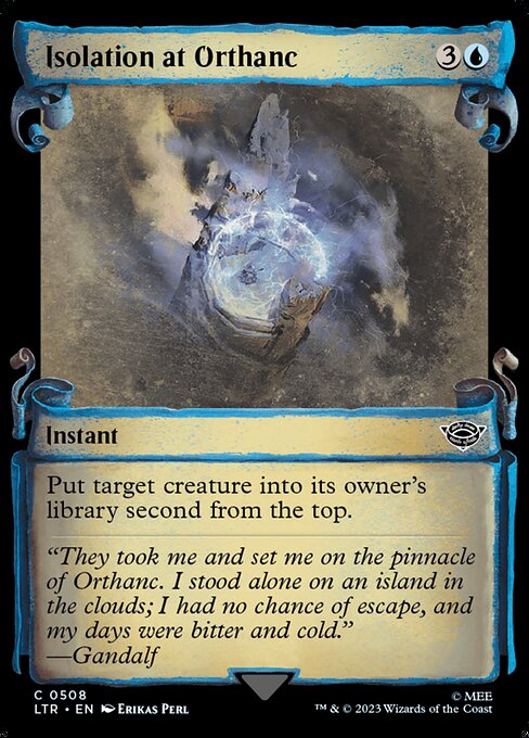 Put target creature into its owner's library second from the top.