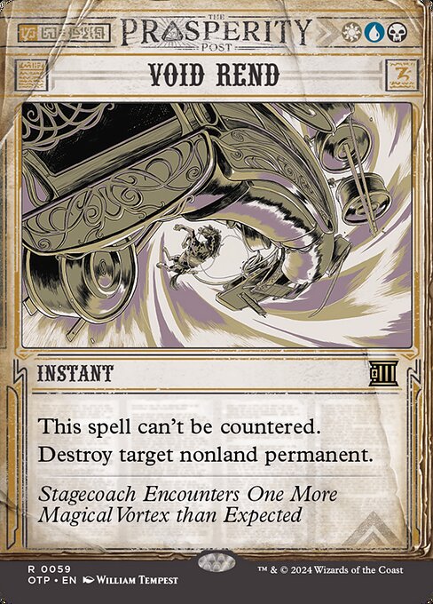 This spell can't be countered.
Destroy target nonland permanent.