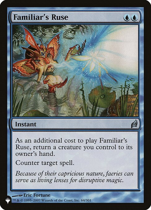 As an additional cost to cast this spell, return a creature you control to its owner's hand.
Counter target spell.