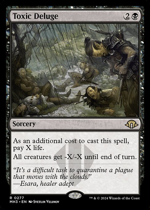 As an additional cost to cast this spell, pay X life.
All creatures get -X/-X until end of turn.