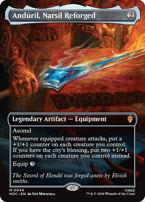 Andúril, Narsil Reforged (Foil)