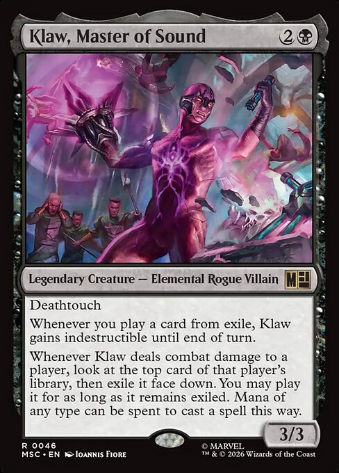 Klaw, Master of Sound (Foil)