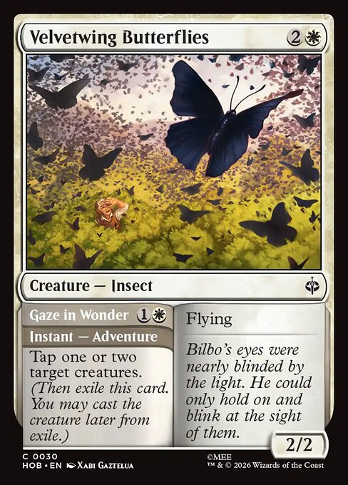 Velvetwing Butterflies // Gaze in Wonder (Foil)