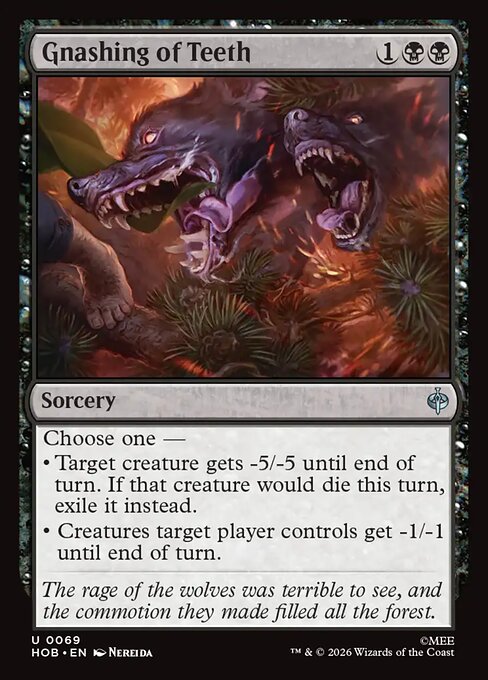 Gnashing of Teeth (Foil)