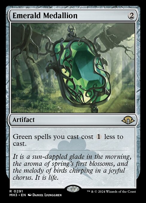 Green spells you cast cost {1} less to cast.