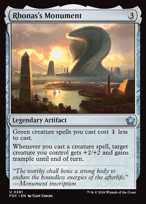 Rhonas's Monument (Foil)