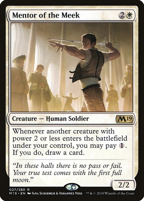 Whenever another creature with power 2 or less enters the battlefield under your control, you may pay {1}. If you do, draw a card.