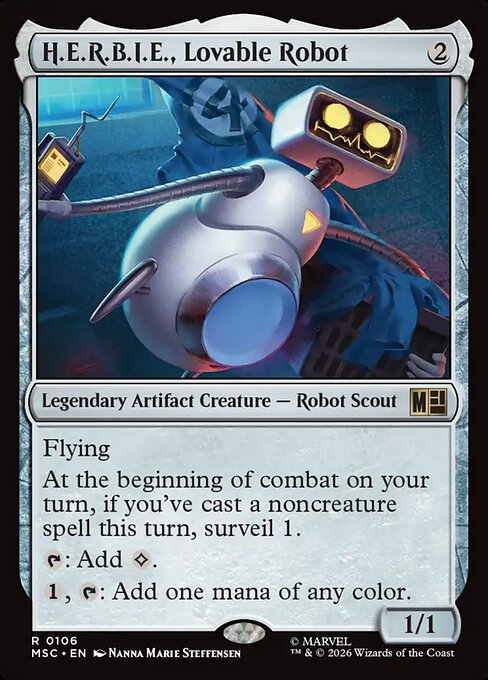 H.E.R.B.I.E., Lovable Robot (Foil)