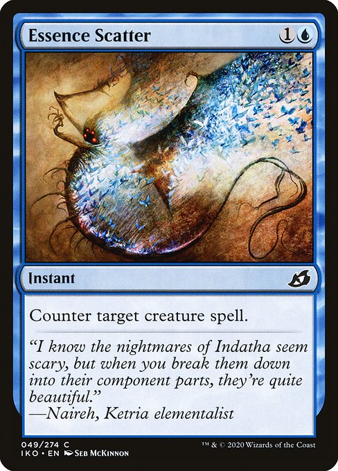 Counter target creature spell.