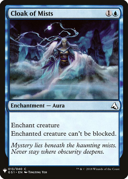 Enchant creature
Enchanted creature can't be blocked.