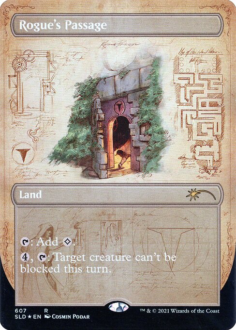 {T}: Add {C}.
{4}, {T}: Target creature can't be blocked this turn.