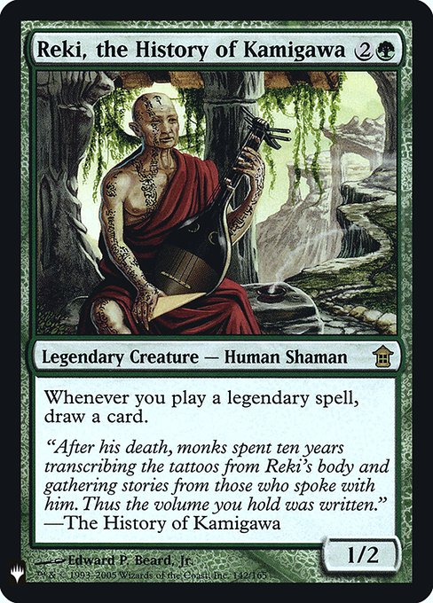 Whenever you cast a legendary spell, draw a card.