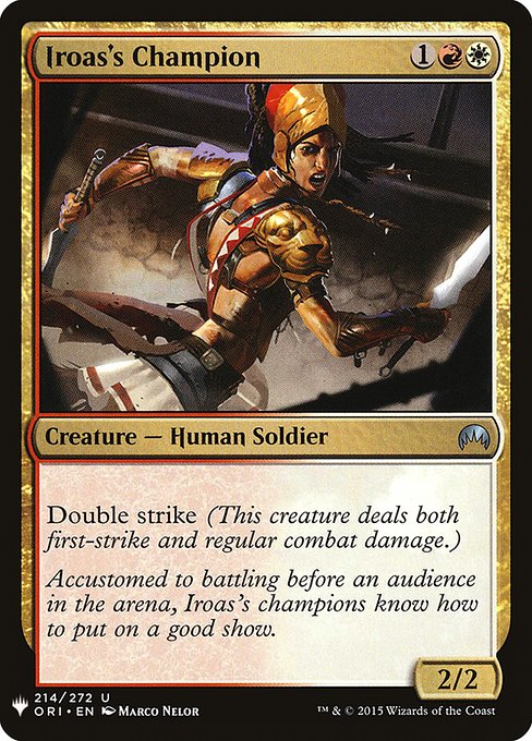 Double strike (This creature deals both first-strike and regular combat damage.)