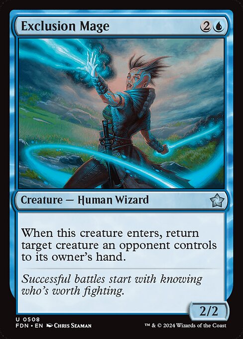 When this creature enters, return target creature an opponent controls to its owner's hand.
