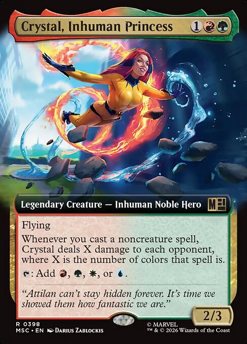 Crystal, Inhuman Princess (Foil)