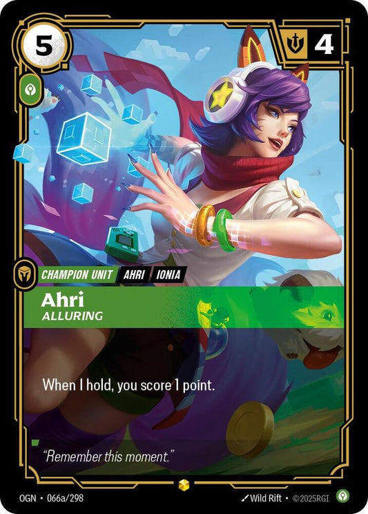 Ahri, Alluring (Alternate Art) (Foil)