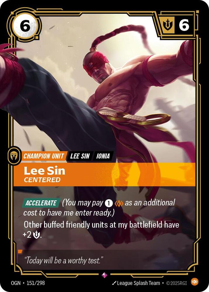 Lee Sin, Centered (Foil)