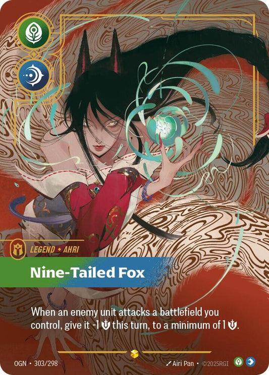 Ahri, Nine-Tailed Fox (Overnumbered) (Foil)
