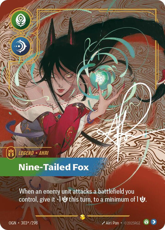 Ahri, Nine-Tailed Fox (Signature) (Foil)