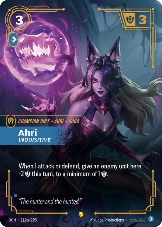 Ahri, Inquisitive (Alternate Art) (Foil)
