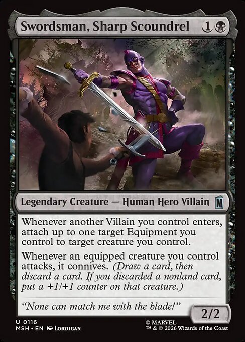 Swordsman, Sharp Scoundrel (Foil)