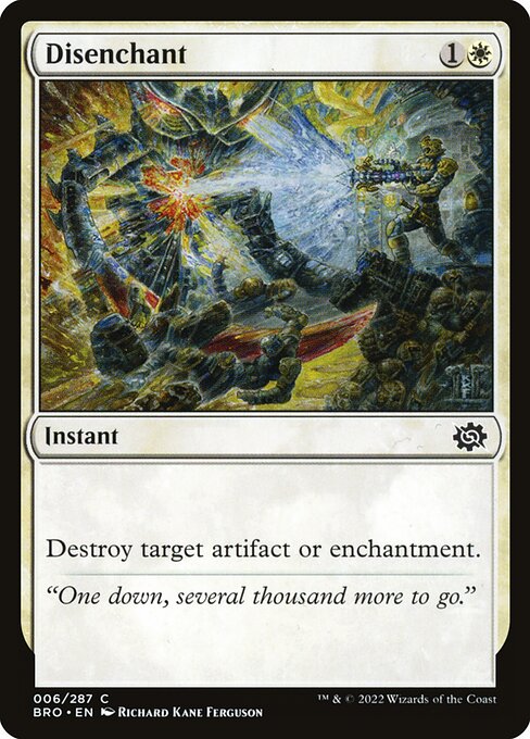 Destroy target artifact or enchantment.