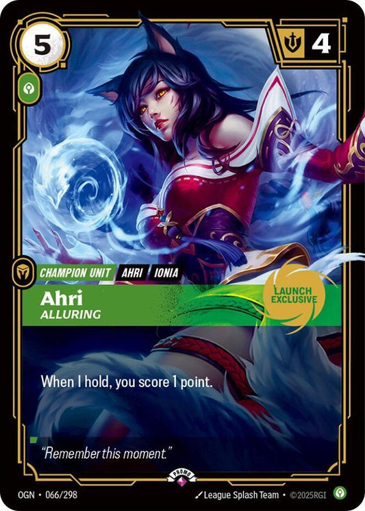 Ahri, Alluring (Launch Exclusive) (Foil)