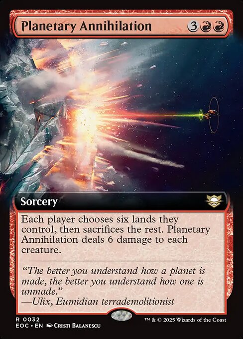 Planetary Annihilation (Foil)