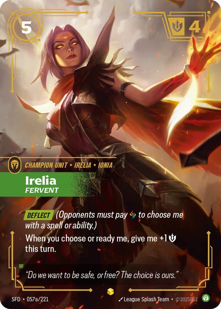 Irelia, Fervent (Alternate Art) (Foil)