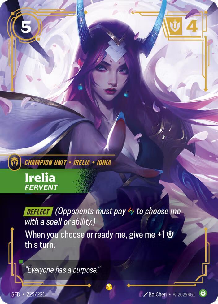 Irelia, Fervent (Overnumbered) (Foil)