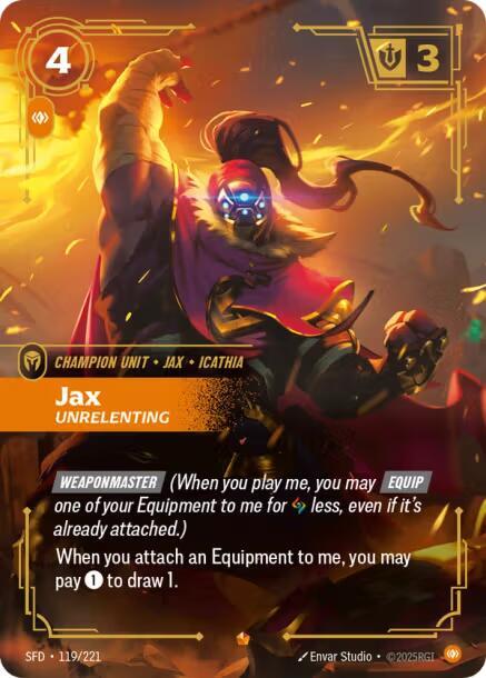 Jax, Unrelenting (Foil)