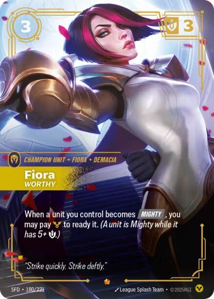 Fiora, Worthy (Foil)