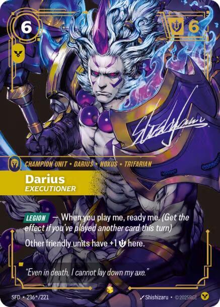 Darius, Executioner (Signature) (Foil)