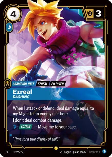 Ezreal, Dashing (Alternate Art) (Foil)