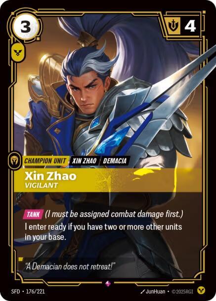 Xin Zhao, Vigilant (Foil)