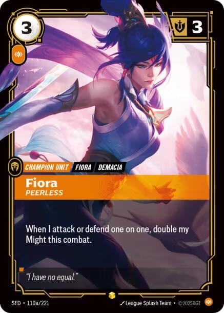 Fiora, Peerless (Alternate Art) (Foil)