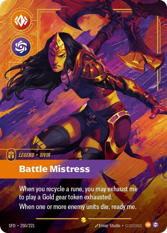 Sivir, Battle Mistress (Overnumbered) (Foil)
