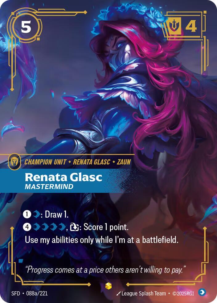Renata Glasc, Mastermind (Alternate Art) (Foil)