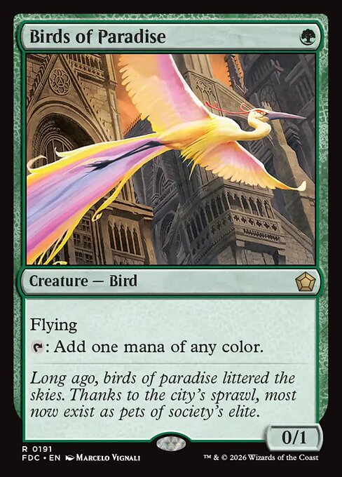 Birds of Paradise (Foil)