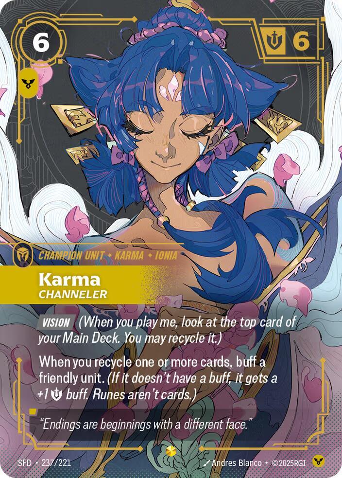 Karma, Channeler (Overnumbered) (Foil)
