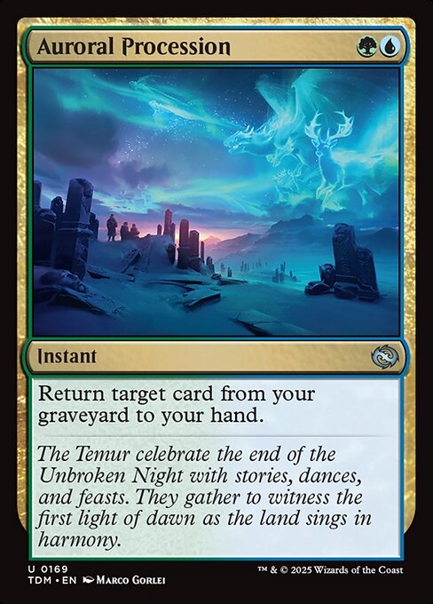 Return target card from your graveyard to your hand.