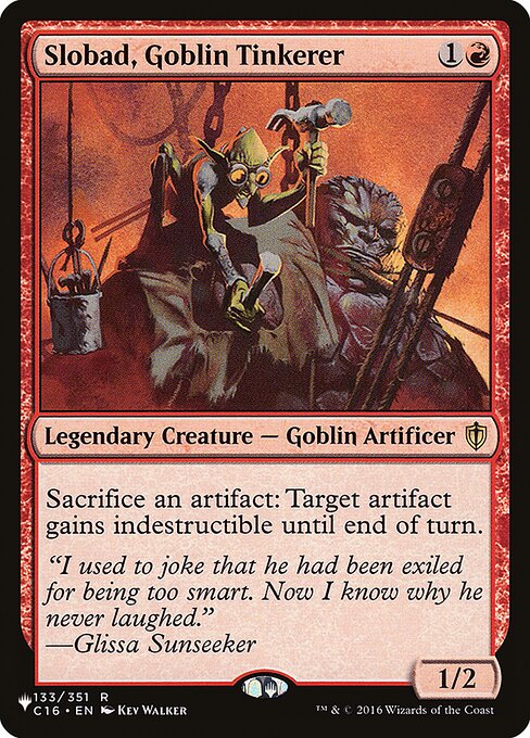 Sacrifice an artifact: Target artifact gains indestructible until end of turn.