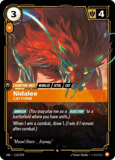 Nidalee, Cat Form (Foil)
