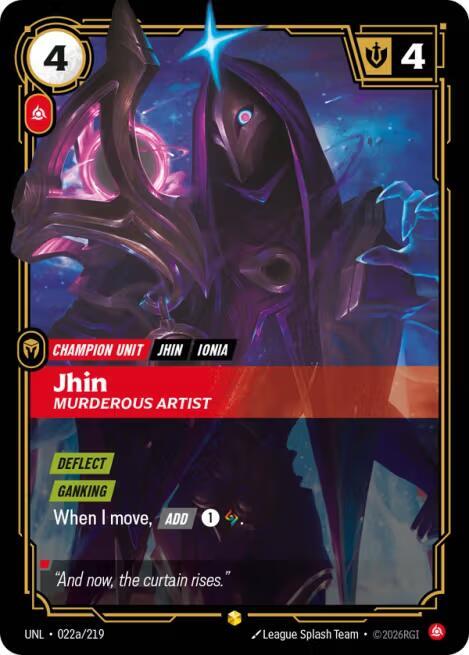 Jhin, Murderous Artist (Alternate Art) (Foil)